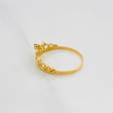 Anillo Corona 15´S 1.65 g / T6 1/4 Oro Amarillo 18K