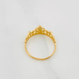 Anillo Corona 15´S 1.65 g / T6 1/4 Oro Amarillo 18K