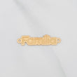 Herraje Placa Familia 0.7 g / 3 cm Oro Amarillo 18K