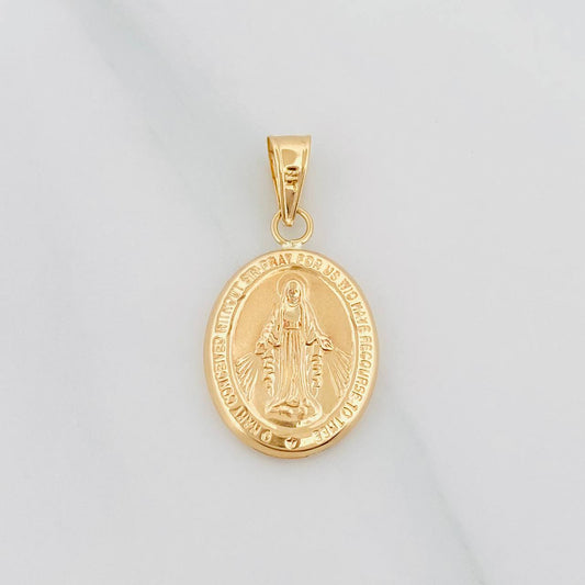 Dije Virgen De La Milagrosa 1.05 g / 2.05 cm Oro Amarillo 18K