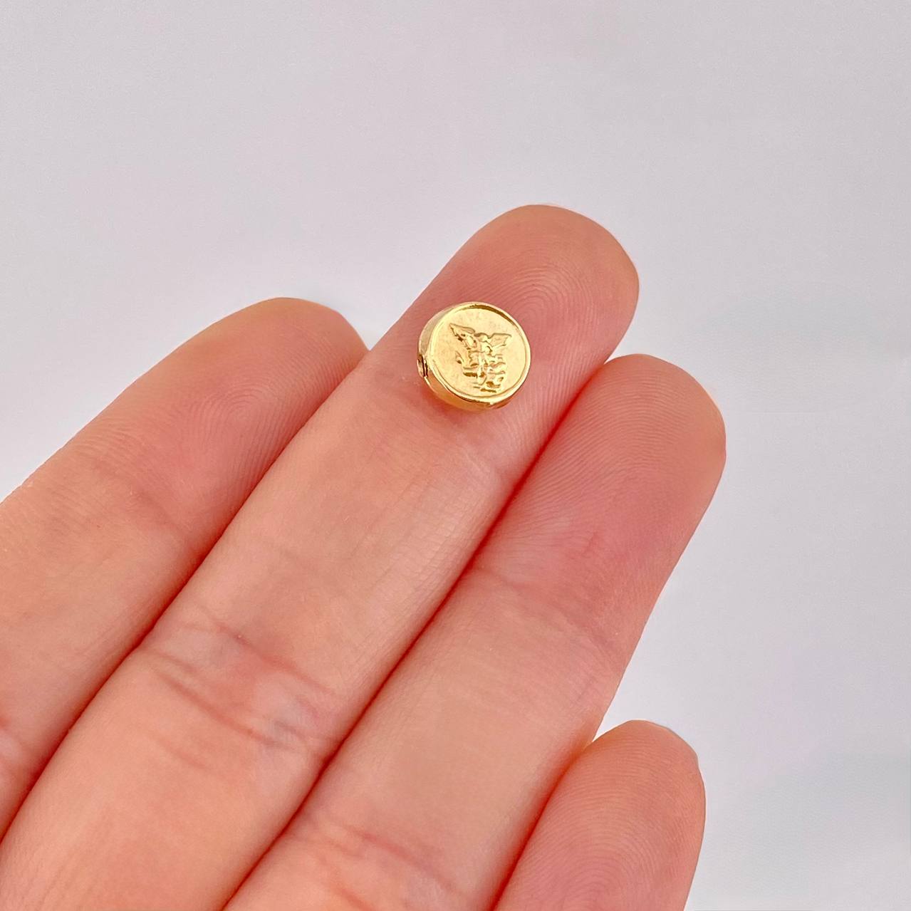 Herraje San Miguel Arcangel 0.4g / 0.8cm Oro Amarillo 18K