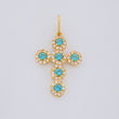Dije Cruz Tupida 1.85g / 2.8cm Oro Amarillo 18K