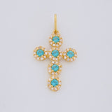 Dije Cruz Tupida 2.1g / 2.8cm Oro Amarillo 18K