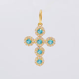 Dije Cruz Tupida 1.95g / 2.8cm Oro Amarillo 18K