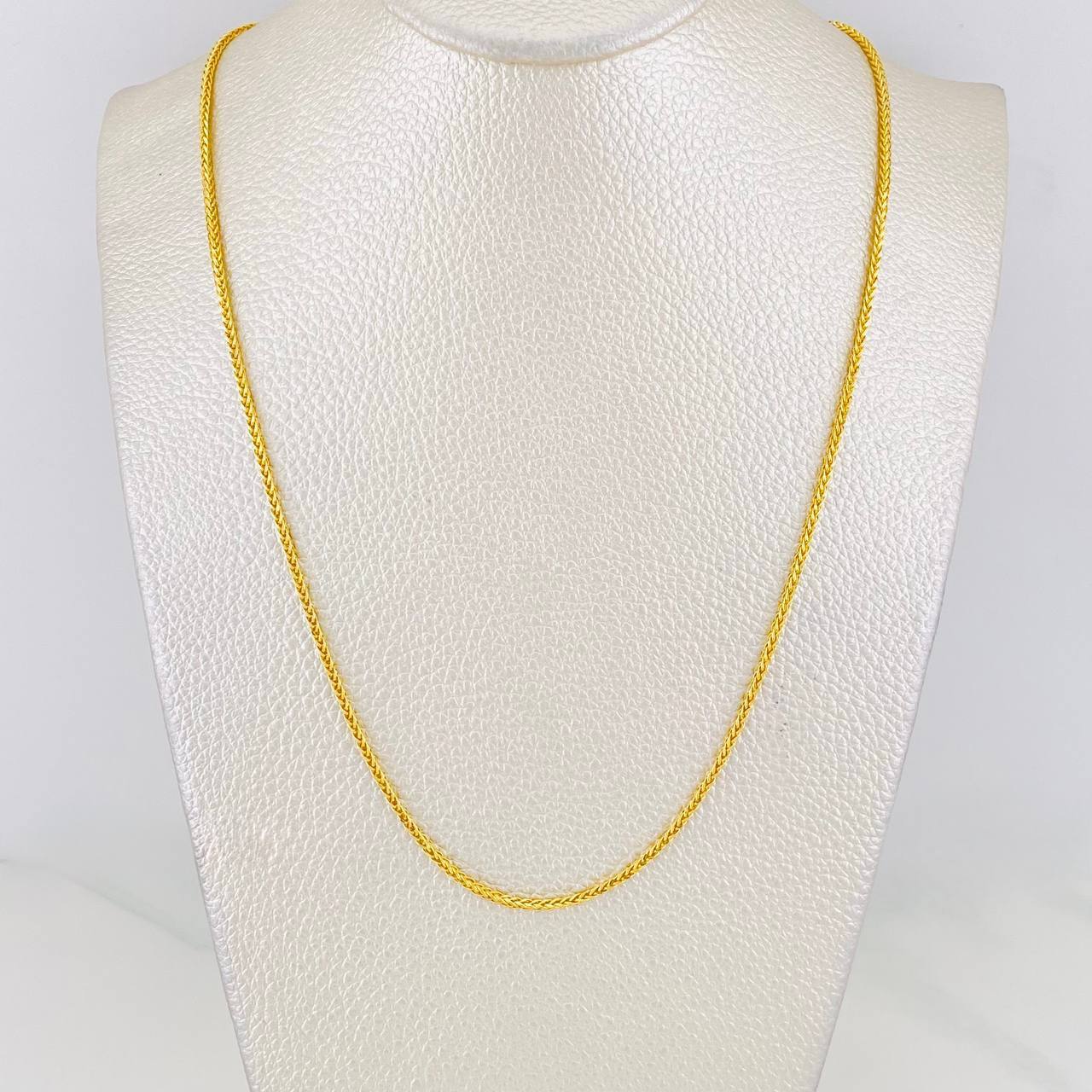Cadena Franco 2.75g / 60cm / 1.5mm Oro Amarillo 18K