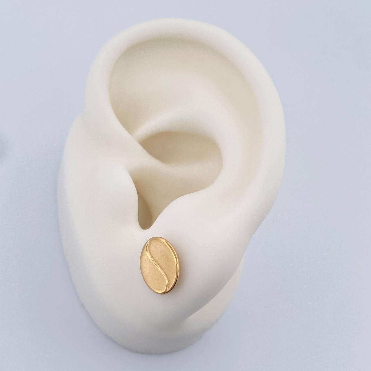 Topos Grano de Café 0.85gr / Oro Amarillo 18K %