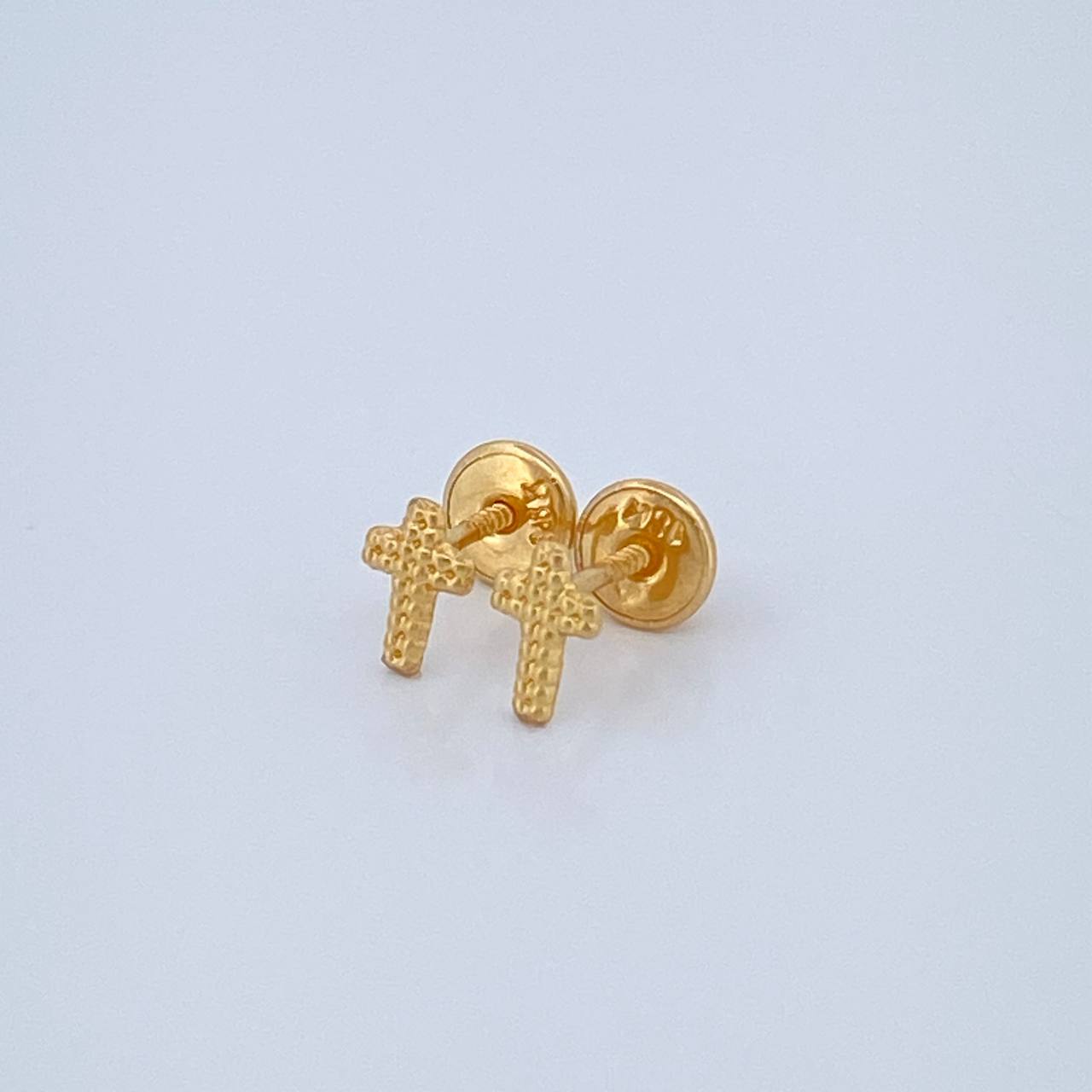 Topos Cruz 0.45gr / Oro Amarillo 18K %