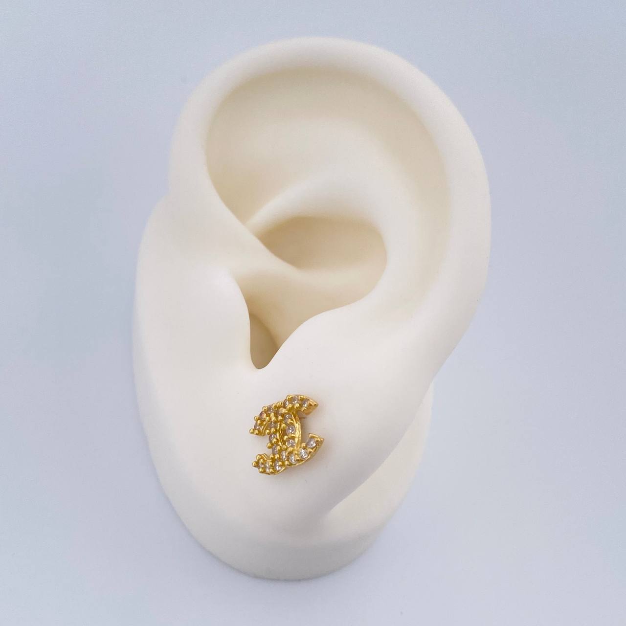 Topos Ola Cruzada 1.3gr / Oro Amarillo 18K %