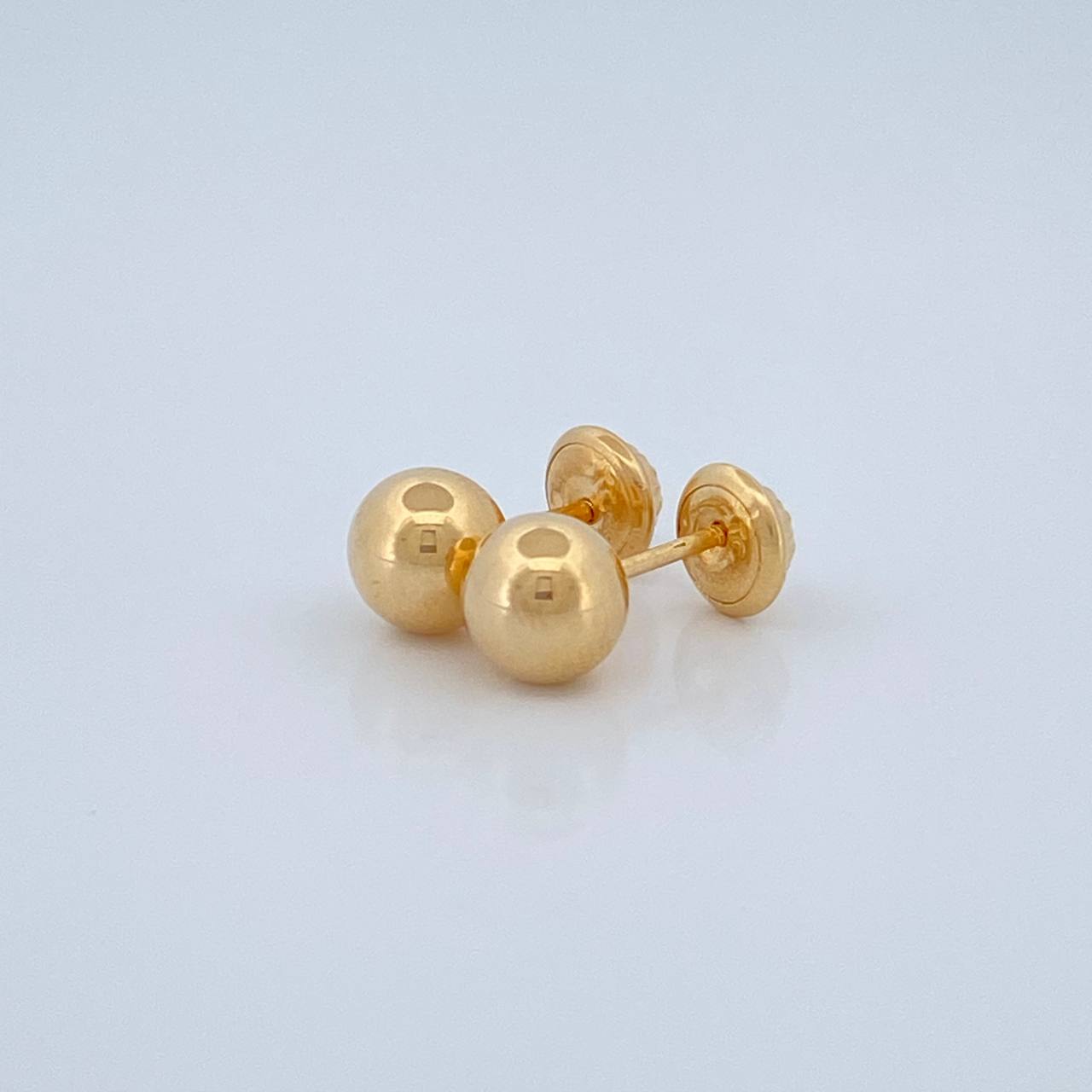 Topos Bola 0.55gr / 5mm Oro Amarillo 18K %