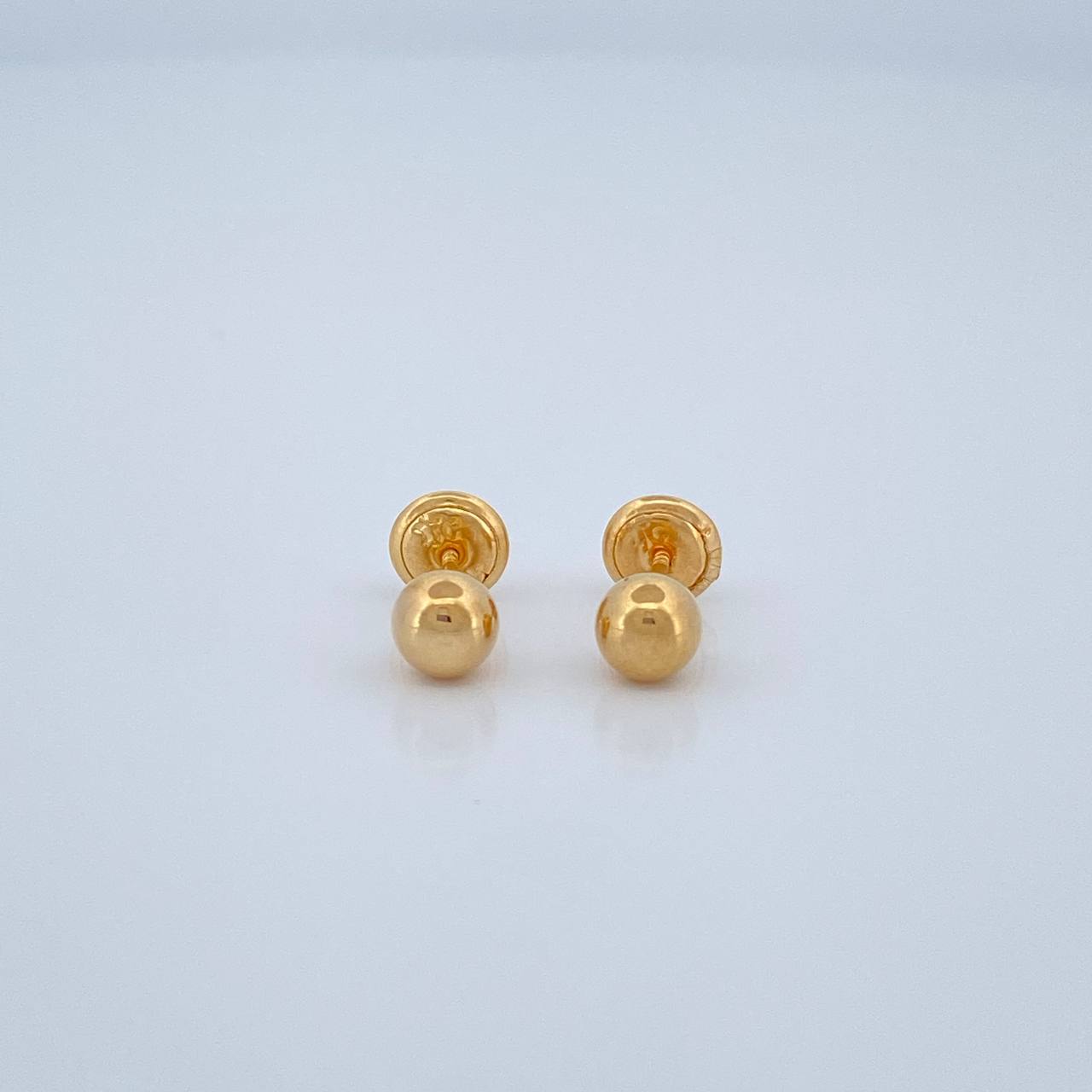 Topos Bola 0.5gr / 4mm Oro Amarillo 18K %