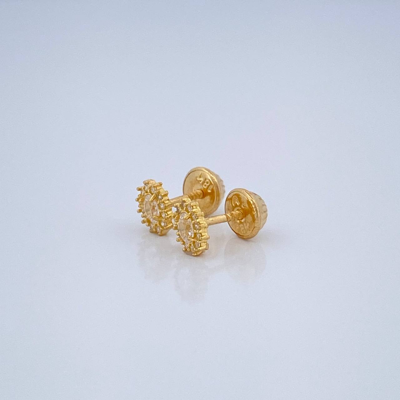 Topos Halo Ovalado 0.8gr / Oro Amarillo 18K %