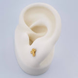 Topos Cruz Cristo 0.7gr / Oro Amarillo 18K %