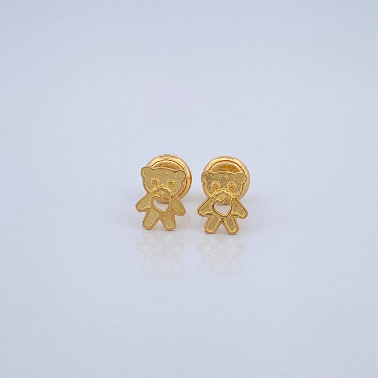 Topos Oso 0.8gr / Oro Amarillo 18K %