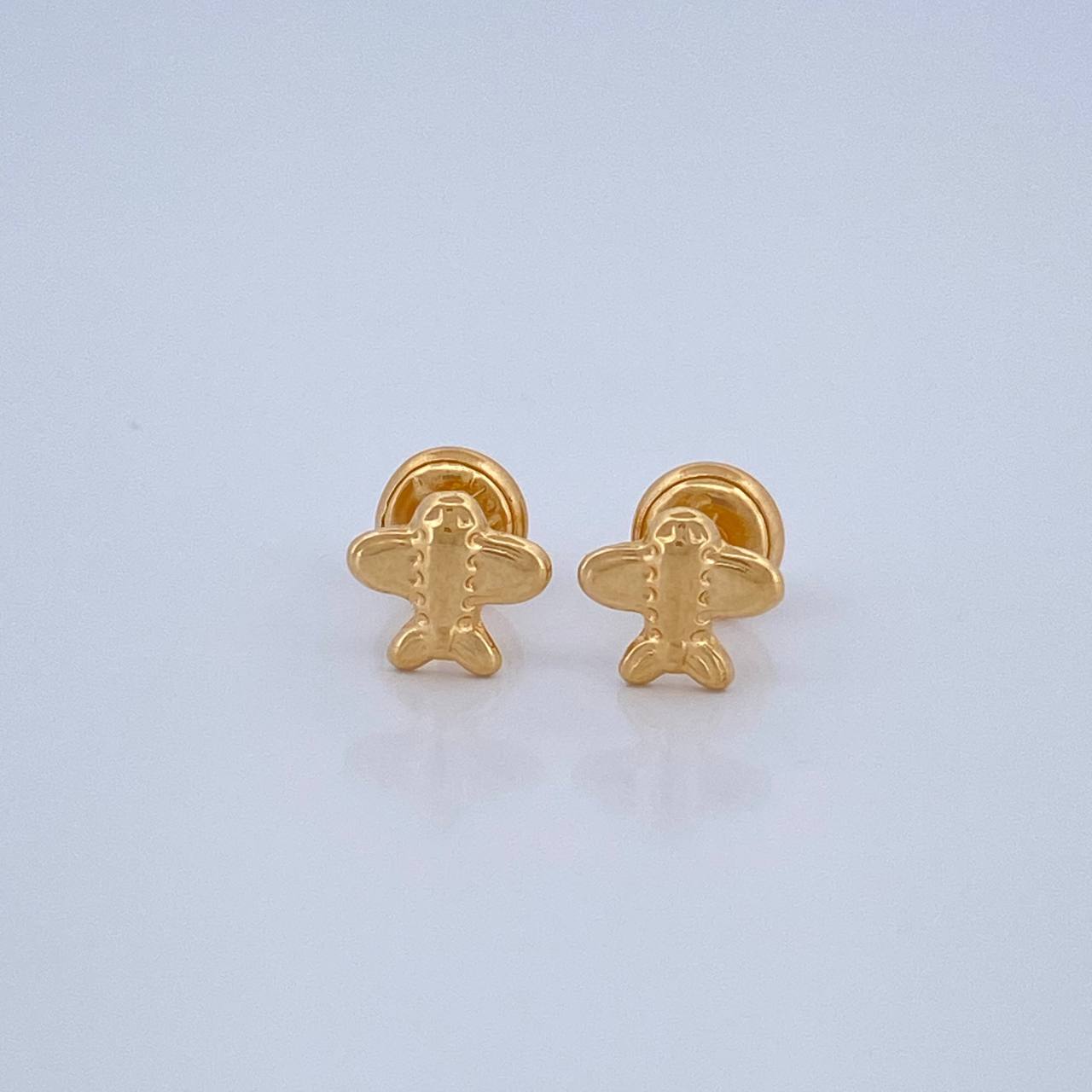 Topos Avion 0.65gr / Oro Amarillo 18K %