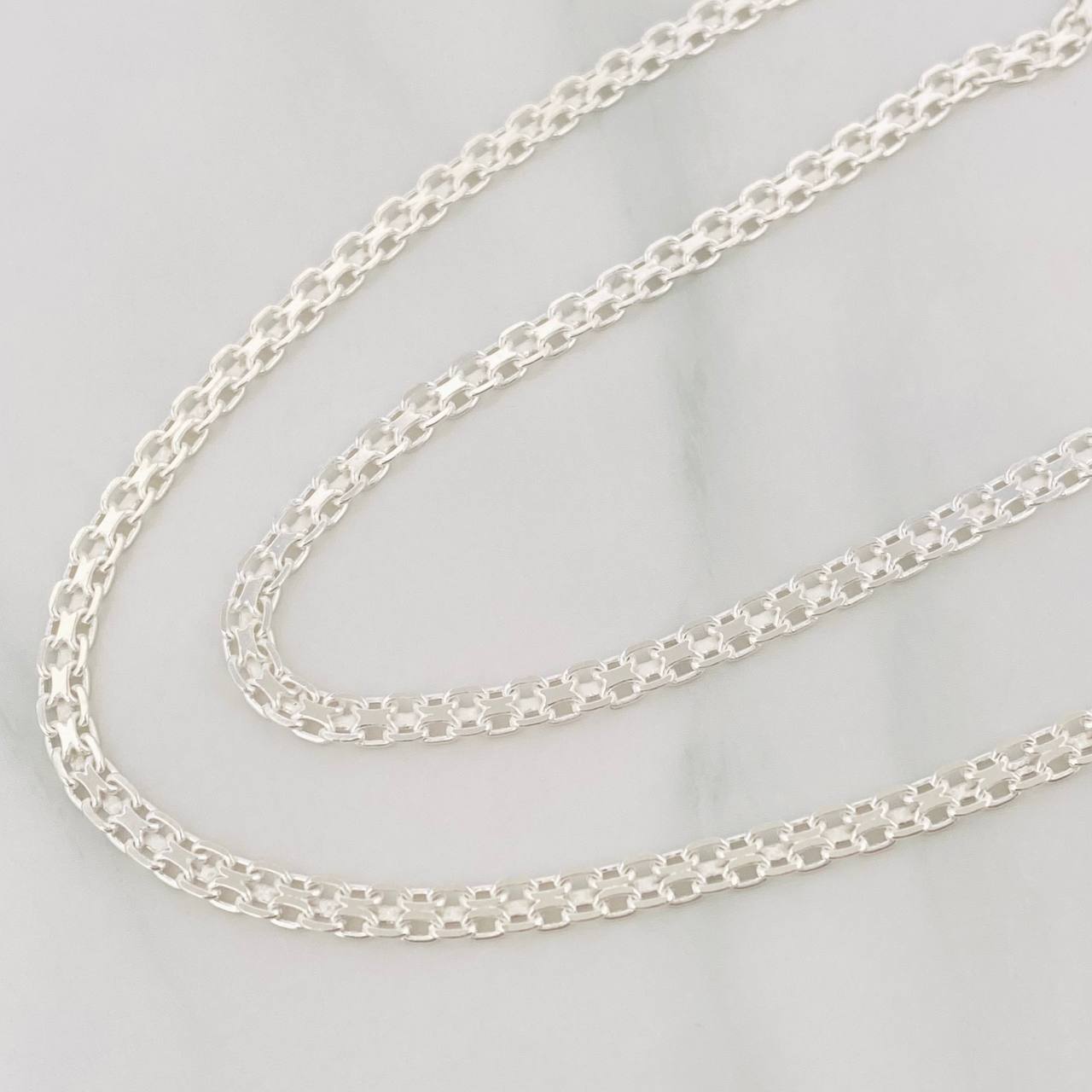 Cadena China 8.35 g / 60 cm / 2.76 mm Plata 925