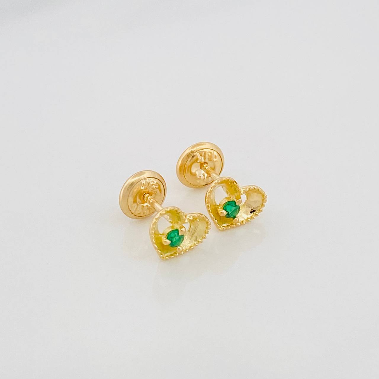 Topos Corazón Bordeado 1 g / 3.5 mm Oro Amarillo 18K