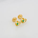 Topos Corazón Bordeado 1 g / 3.5 mm Oro Amarillo 18K