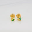 Topos Corazón Medio Destello 0.6 g / 1.25 mm Oro Amarillo 18K
