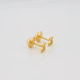 Topos Oso Ts 0.65 g / 2 mm Oro Amarillo 18K