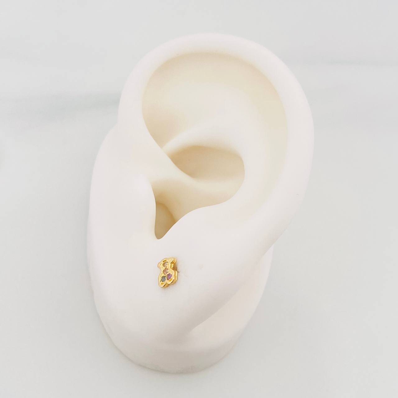 Topos Oso Ts 0.65 g / 2 mm Oro Amarillo 18K