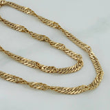 Cadena Singapur 9.85 g / 61 cm / 2.3 mm Oro Amarillo 18K
