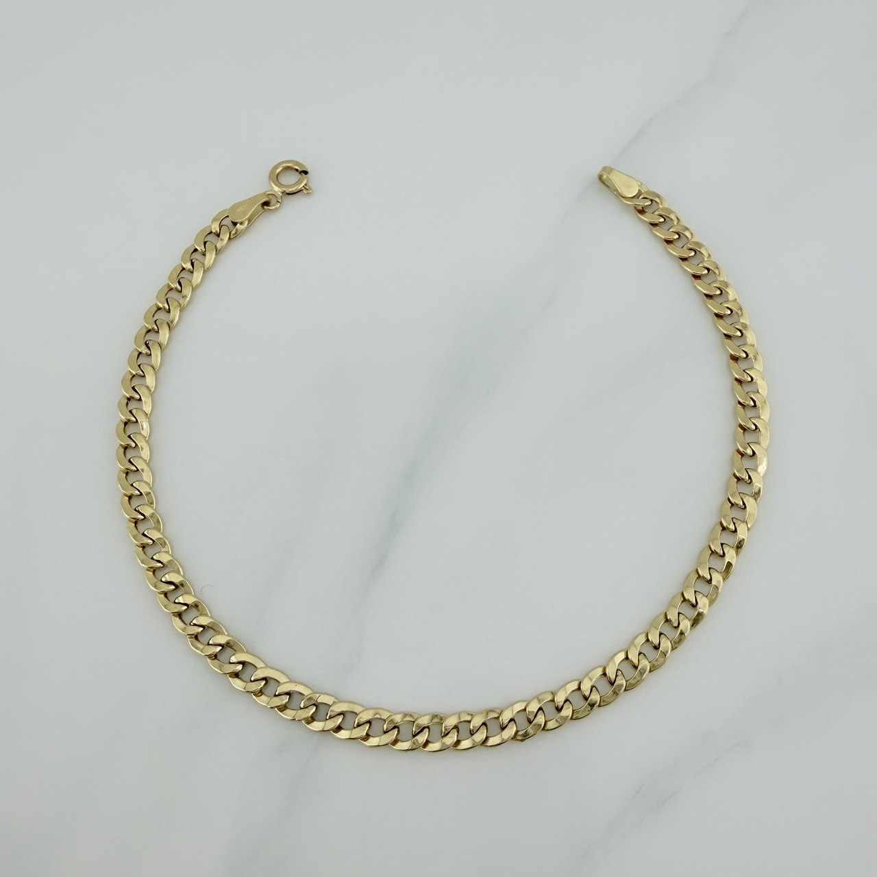Pulso Cubano 2.85 g / 20.4 cm / 4 mm Oro Amarillo 18K