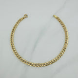 Pulso Cubano 2.85 g / 20.4 cm / 4 mm Oro Amarillo 18K