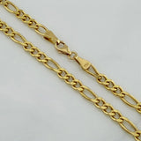 Cadena Figaro 6.2 g / 65 cm / 1.6 mm Oro Amarillo 18K