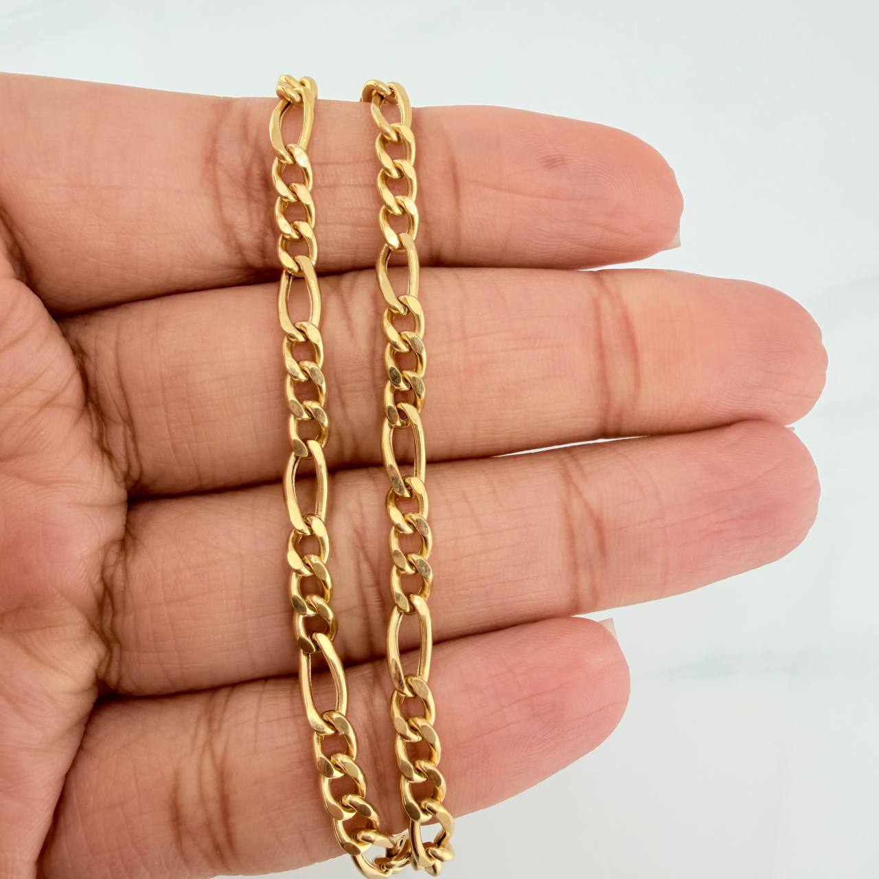 Cadena Figaro 6.2 g / 65 cm / 1.6 mm Oro Amarillo 18K