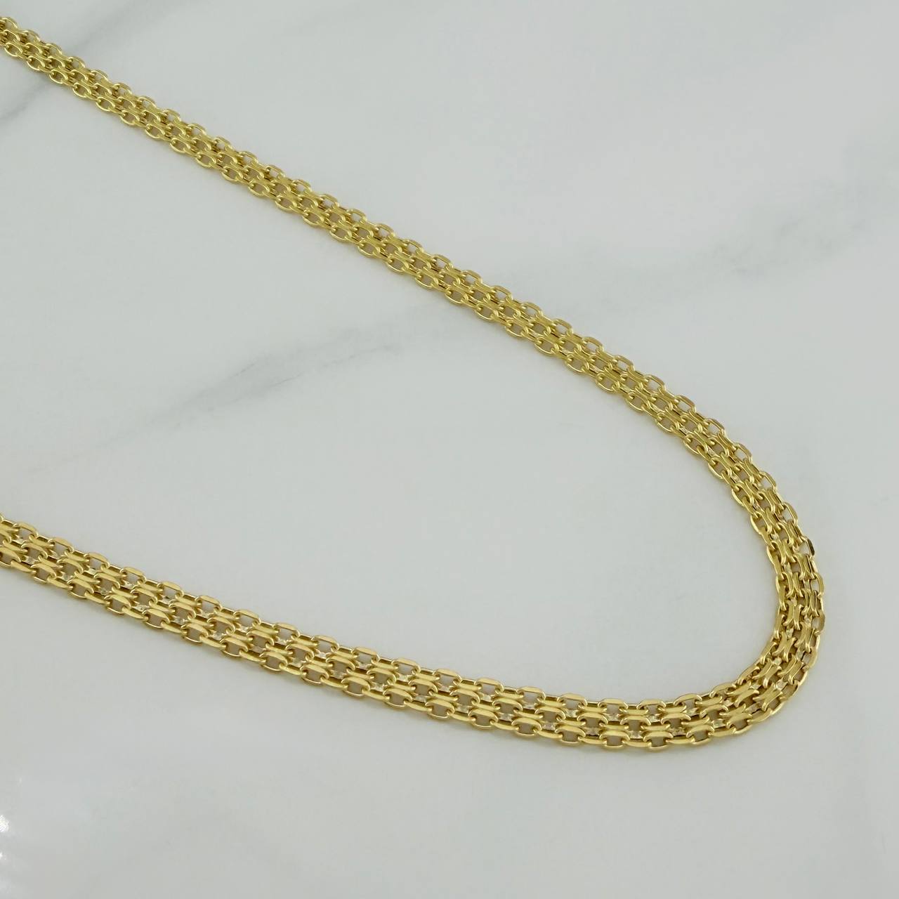 Cadena China 4.75 g / 50 cm / 2 mm Oro Amarillo 18K