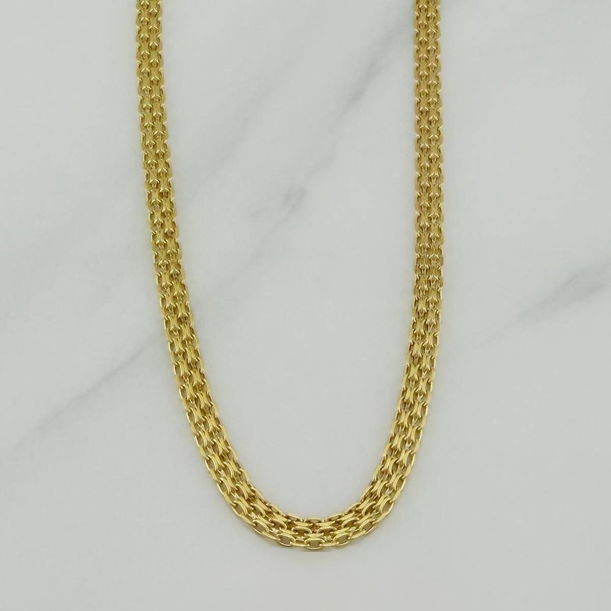 Cadena China 4.75 g / 50 cm / 2 mm Oro Amarillo 18K