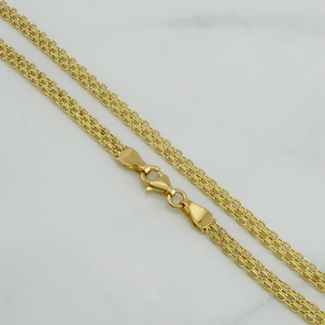 Cadena China 4.75 g / 50 cm / 2 mm Oro Amarillo 18K