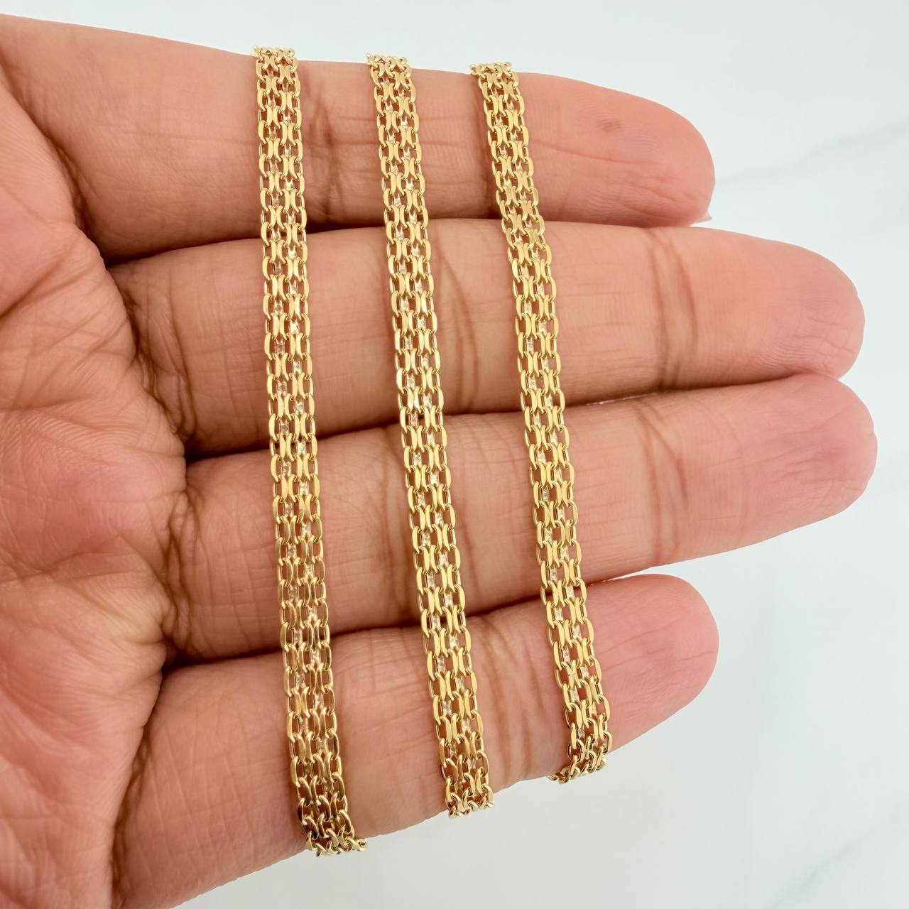 Cadena China 4.75 g / 50 cm / 3.2 mm Oro Amarillo 18K