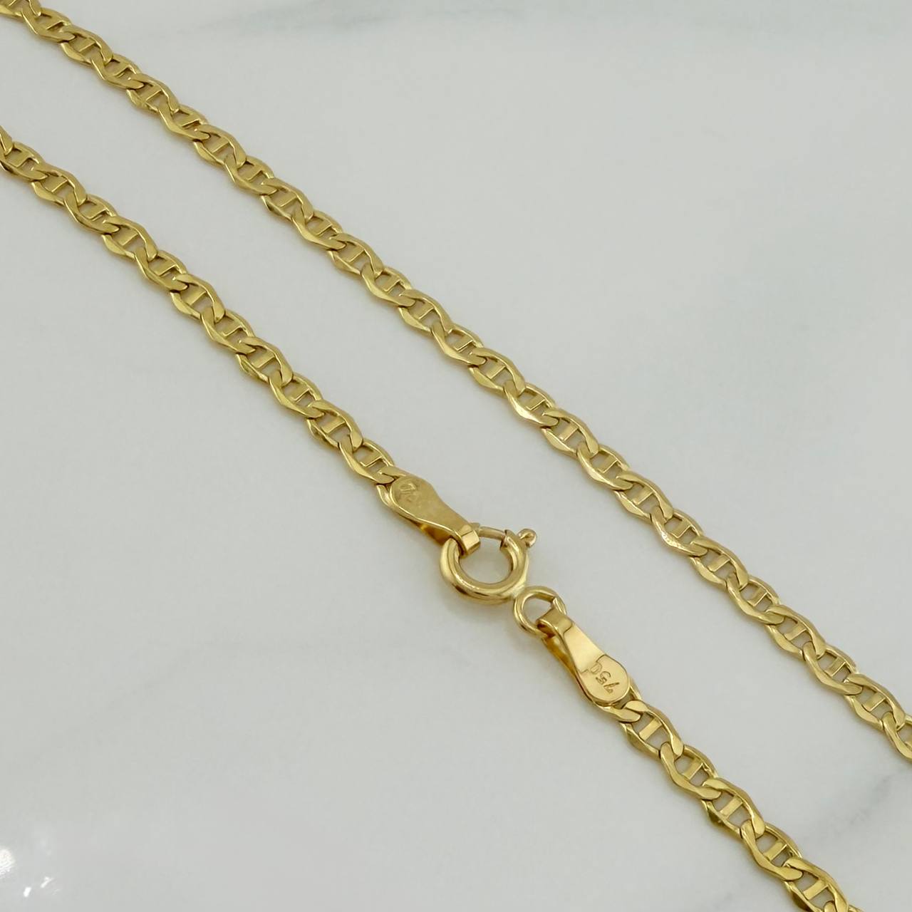 Cadena Escalera 3.35 g / 60 cm / 1 mm Oro Amarillo 18K