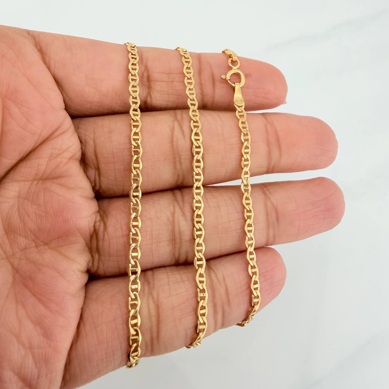 Cadena Escalera 3.35 g / 60 cm / 1 mm Oro Amarillo 18K