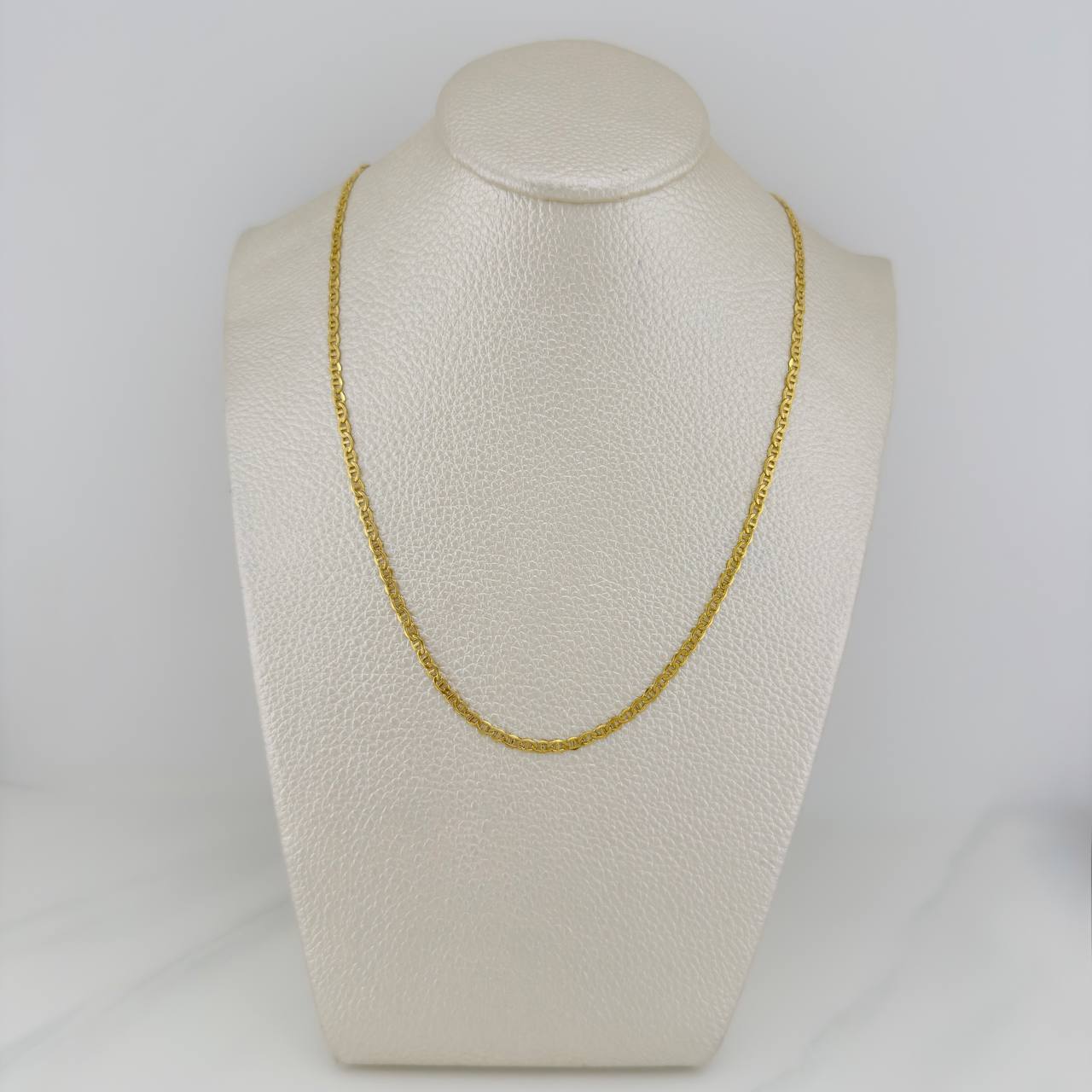 Cadena Escalera 3.3 g / 60 cm / 1 mm Oro Amarillo 18K