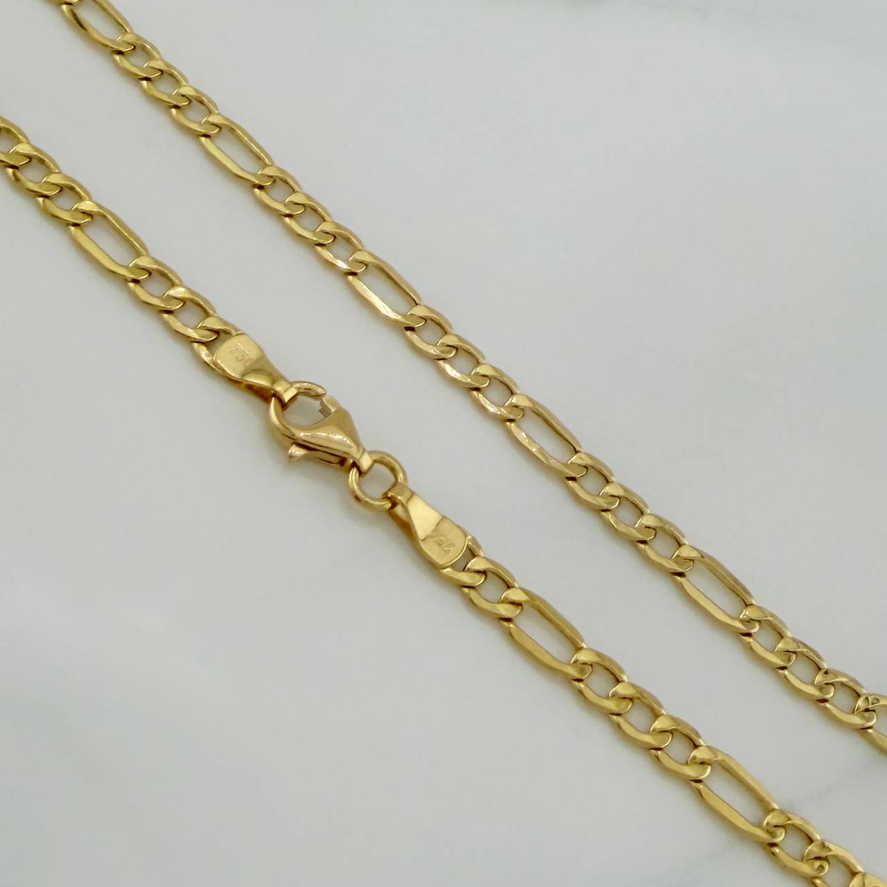 Cadena Figaro 6.25 g / 65 cm / 3.35 mm Oro Amarillo 18K