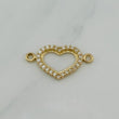 Herraje Silueta Corazón 0.8 g / 1.9 cm Oro Amarillo 18K