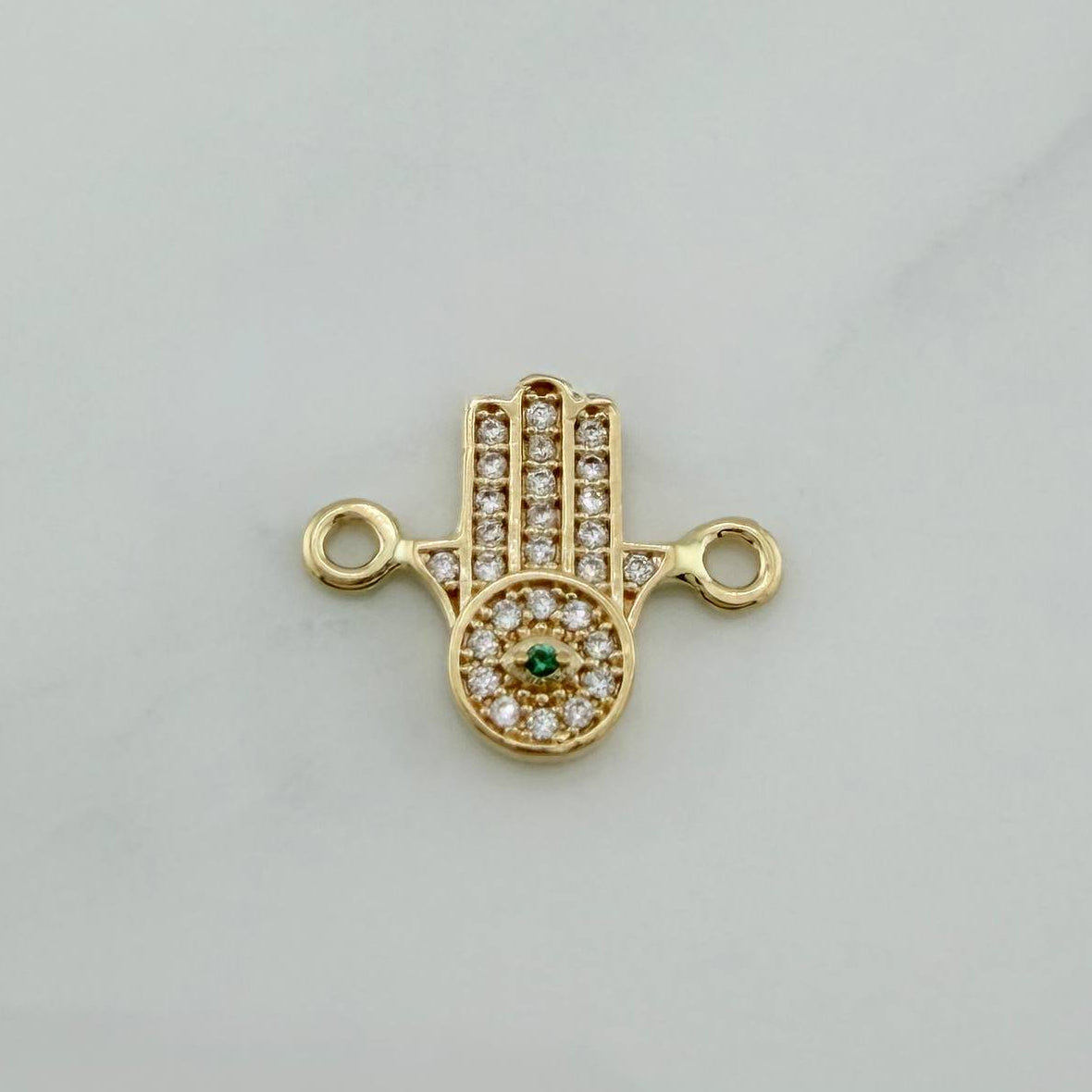 Herraje Mano Hamsa 1.05 g / 1.6 cm Oro Amarillo 18K
