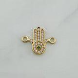 Herraje Mano Hamsa 1.05 g / 1.6 cm Oro Amarillo 18K