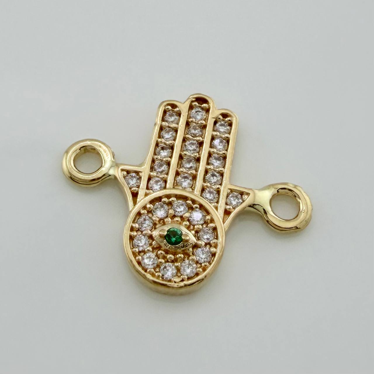 Herraje Mano Hamsa 1.05 g / 1.6 cm Oro Amarillo 18K