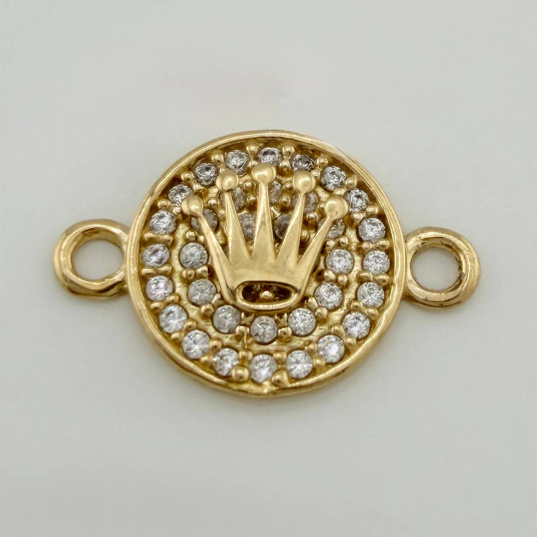Herraje Corona 1.25 g / 1.8 cm Oro Amarillo 18K