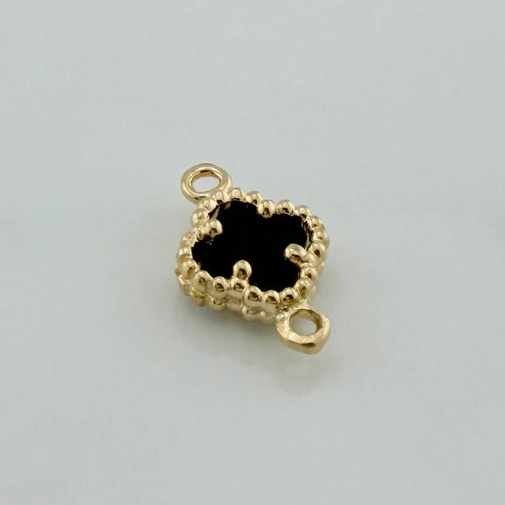 Herraje Trebol 0.75gr / 1.3cm / Oro Amarillo Nac.Esp. 18K %