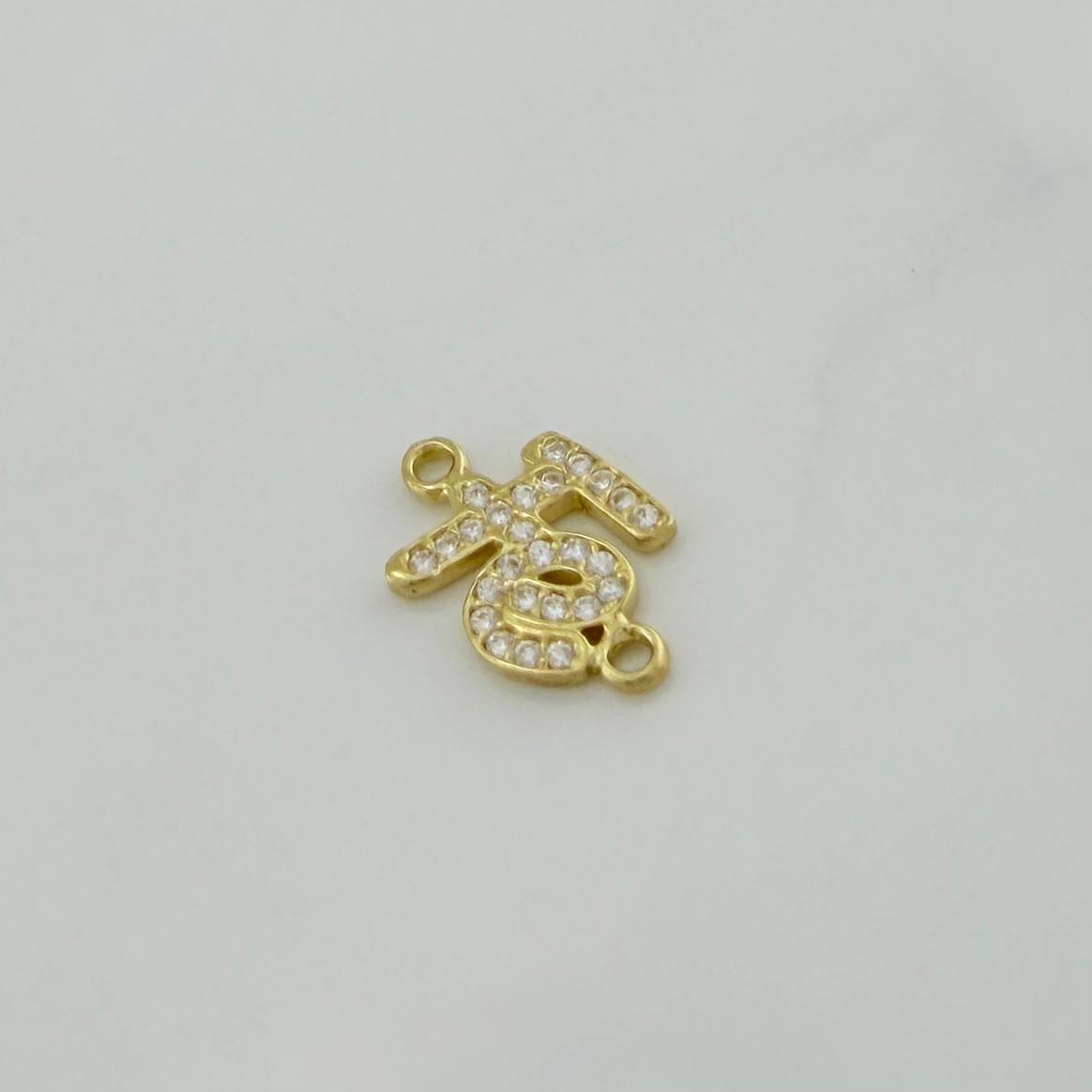 Herraje Fe 1 g / 1.5 cm Oro Amarillo 18K