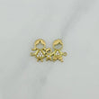 Herraje Familia Silueta 1.1 g / 1.9 cm Oro Amarillo 18K