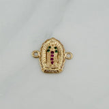 Herraje Virgen Guadalupe 1 g / 1.5 cm Oro Amarillo 18K