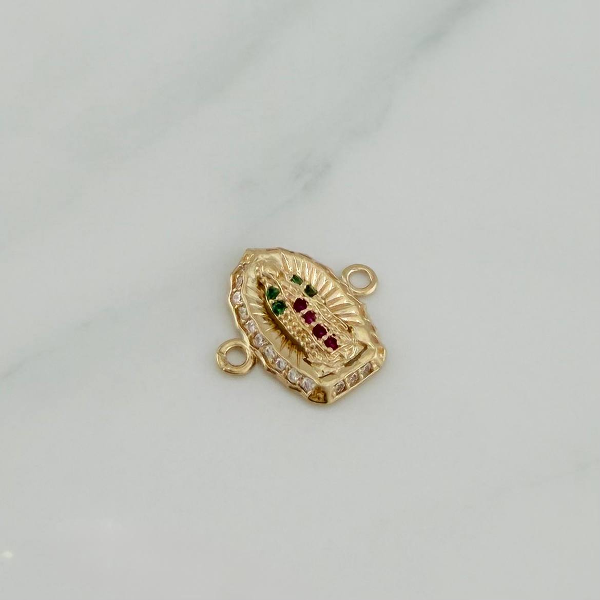 Herraje Virgen Guadalupe 1 g / 1.5 cm Oro Amarillo 18K