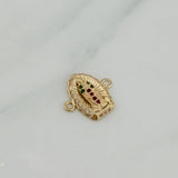 Herraje Virgen Guadalupe 1 g / 1.5 cm Oro Amarillo 18K
