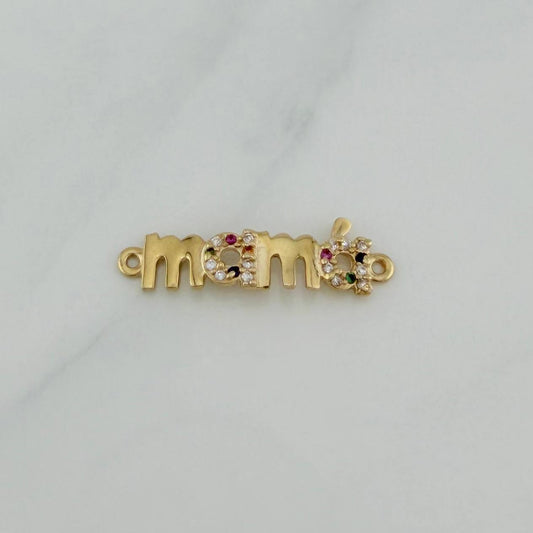 Herraje Mamá 1.1 g / 2.5 cm Oro Amarillo 18K