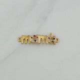 Herraje Mamá 1.1 g / 2.5 cm Oro Amarillo 18K